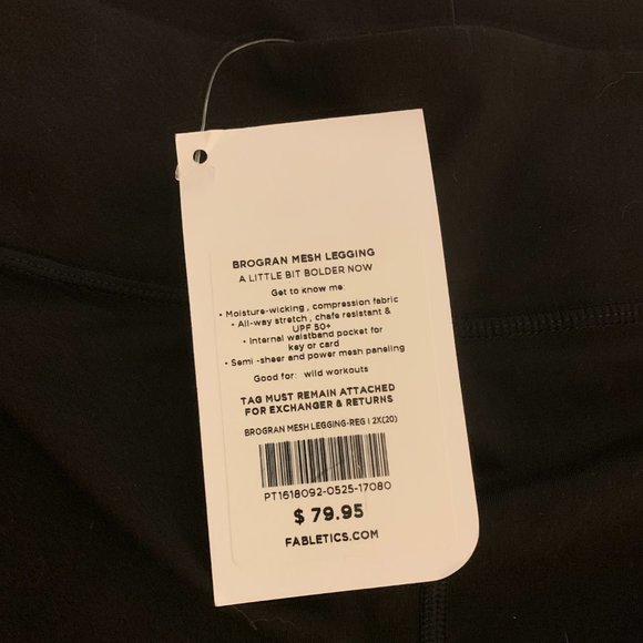 Fabletics 2x Capri leggings - tags on - Picture 3 of 3
